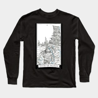 The Four of Wands - The Tarot Restless Long Sleeve T-Shirt